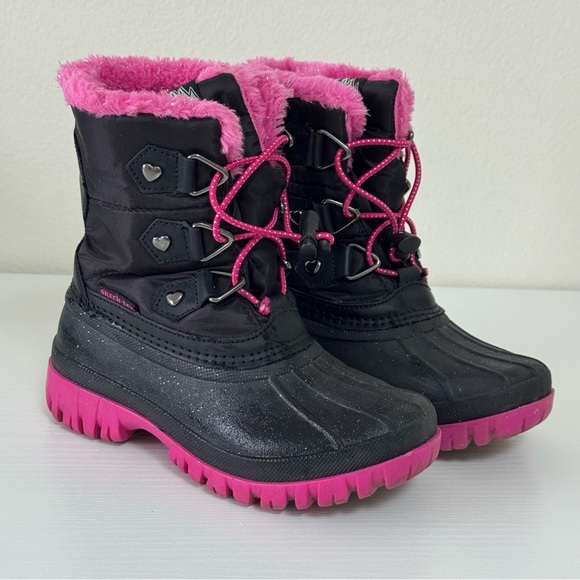 Girls Skechers Snow Boots, Size 12 - Picture 1 of 8